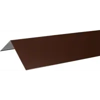 Конёк плоский 60x230 мм 2 м 0.4 мм RAL 8017 коричневый