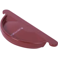 Заглушка желоба левая/правая цвет красный