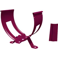 Хомут для водосточной трубы цвет красный