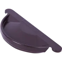 Заглушка желоба левая/правая цвет коричневый