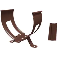 Хомут для водосточной трубы цвет коричневый