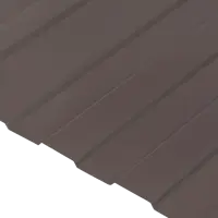 Профнастил С8 0.35 мм 1200x2000 мм RAL 8017 коричневый