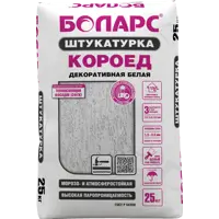 Штукатурка декоративная Боларс короед 2.5 мм 25 кг