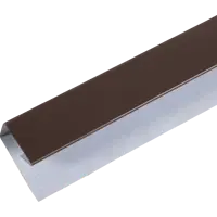 П-планка для профнастила С8 20x30 мм 2 м RAL 8017 Коричневый