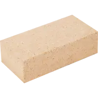 Кирпич шамотный Новомосковск ШБ-5 светло-желтый 230x114x65 мм