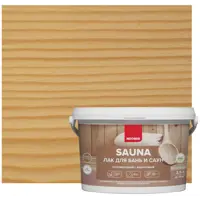 Лак для бань и саун акриловый полуматовый Neomid 2.5 л