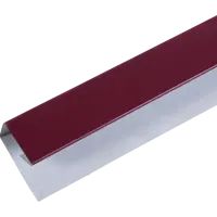 П-планка для профнастила С8 20x10 мм 2 м 0.4 мм RAL 3005 Красный