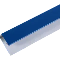 П-планка для профнастила С8 20x10 мм м 0.35 мм RAL 5005 Синий