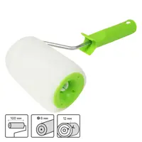 Мини-валик с натуральным мехом Сибртех 100 мм диаметр бюгеля 6 мм длина ворса 12 мм