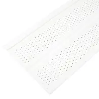 Софит перфорированный 3000 мм c круглыми отверстиями цвет белый