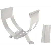 Хомут для водосточной трубы цвет стальной