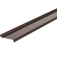 Отлив оцинкованный 105x2000 мм коричневый RAL 8017