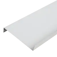 Отлив оцинкованный 105x2000 мм белый