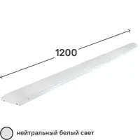 Светильник линейный светодиодный TDM Electric ДПО 3017 36 Вт 1200 мм 4000 К IP20 нейтральный белый свет