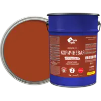 Эмаль Простокраска ПФ-115 полуматовая цвет коричневый 5 кг