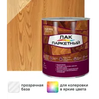 Лак паркетный алкид-уретановый Eurotex Exclusive глянцевый бесцветный 2.5 л