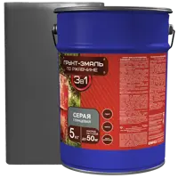 Грунт-эмаль по ржавчине 3в1 Empils гладкая цвет серый 5 кг