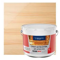 Грунтовка по дереву антисептическая Ярославские краски алкидная бесцветная 9 л