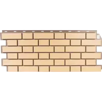 Фасадная панель FineBer Кирпич облицовочный цвет жёлтый