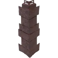 Угол наружный FineBer Камень дикий цвет коричневый