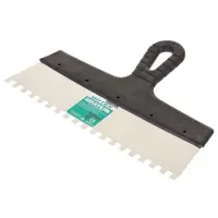 Шпатель зубчатый Интек 10103-300-008 300 мм, нержавеющая сталь, зуб 8x8 мм