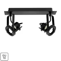 Спот поворотный Inspire Technic 2 лампы GU10 4.1 м² цвет чёрный