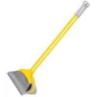 Совок и щетка с длинной ручкой Apex Duck Set пластик цвет желтый