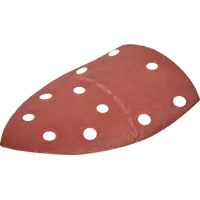 Лист шлифовальный на бумажной основе для ДШМ Dexter P180 152x102 мм, 5 шт.