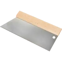 Шпатель зубчатый для клея Dominus 250 мм S3, нержавеющая сталь