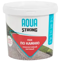 Лак по камню Aquastrong износостойкий матовый прозрачный 2.5 кг