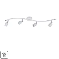 Спот поворотный Basic 4 лампы GU10 8 м² цвет белый