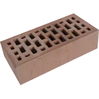 Кирпич BRAER лицевой керамический пустотелый Мускат терра 250x120x65 мм