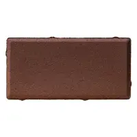 Плитка тротуарная BRAER прямоугольник 200x100 мм цвет красный толщина 60 мм