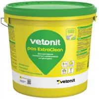 Декоративная штукатурка Vetonit Pas ExtraClean силикатно-силиконовая 2.0 мм "шуба" база 100А белая 25кг