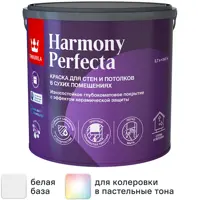 Краска для стен и потолков Tikkurila Perfecta моющаяся матовая цвет белый база А 2.7 л