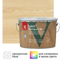 Масло для террас и садовой мебели Tikkurila Valtti Terrace Oil База ЕС бесцветное 9 л