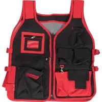 Жилет рабочий Matrix цвет красный/черный размер рост 170-195 см