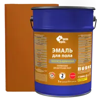 Эмаль для пола для внутренних работ Простокраска атласная цвет золотисто-коричневый 5 кг