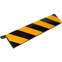 Демпфер угловой Standers 50x20 см, пластик, цвет чёрный