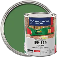 Эмаль Ярославские краски ПФ-115 глянцевая цвет зелёный 0.9 кг