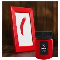 Краска акриловая Aturi Design глянцевая цвет красный 60 г