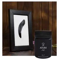 Краска акриловая Aturi Design глянцевая цвет чёрный 60 г