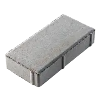 Плитка тротуарная, 200x100x40 мм цвет серый