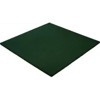 Плитка резиновая 500х500х10 зеленая