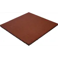 Плитка резиновая 500х500х20 терракот