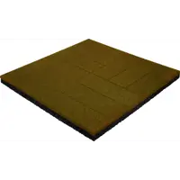 Плитка резиновая 500х500х20 желтая