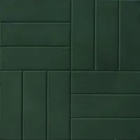 Плитка резиновая 500x500x30 мм паркет пуансон зеленый