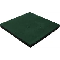 Плитка резиновая 500х500х40 пуансон зеленый