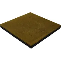 Плитка резиновая 500х500х40 пуансон желтый