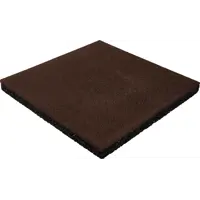Плитка резиновая 500х500х40 пуансон коричневый